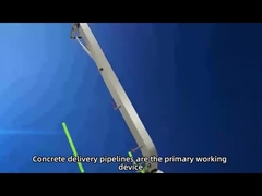 125*R385-29 Pump Bend Tube czerwony kolor i dostosowany styl dla betonowej ciężarówki pompowej